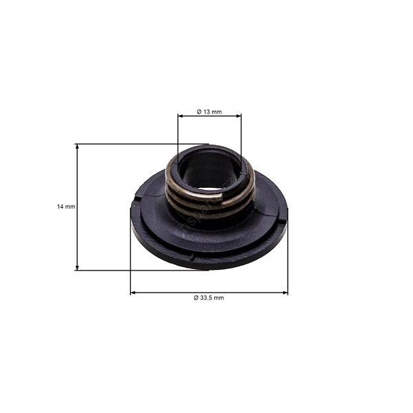 Schnecke für Ölpumpe für Kettensägen Husqvarna 340 345 350 445 450 Jonsered 2141 2145 2150 CS2141 CS2145 C2150 (OEM 503931801)
