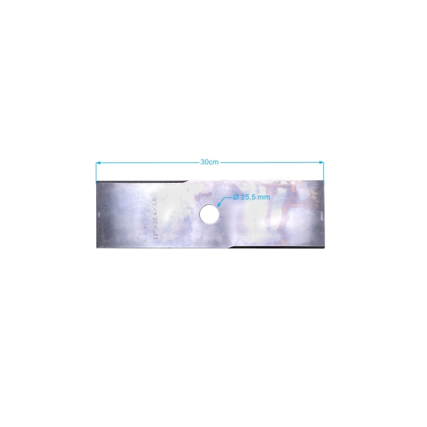 Schneidestahlklinge 2 Zähne Größe 255 mm x 25,4 mm für Freischneider und Motortrimmer