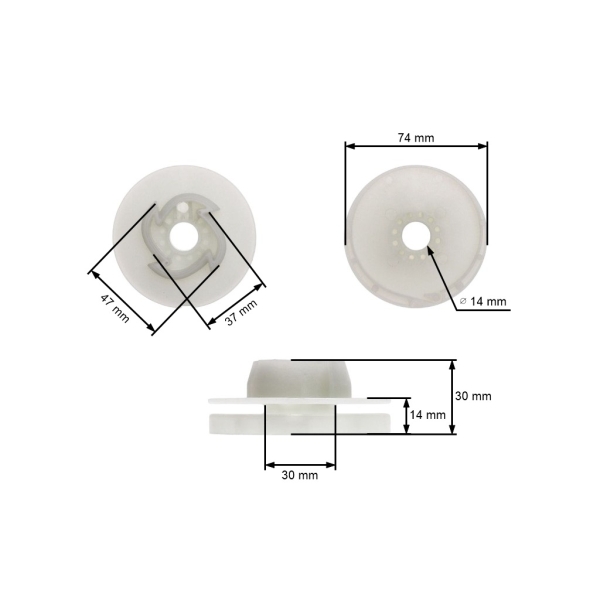 Seilrolle für Husqvarna 362 365 365 X-Torq 372XP 372 XP X-Torq 385 390XP Jonsered 2063 2065 2165 2171 CS2166 CS2171 CS2188 (OEM 503859601)
