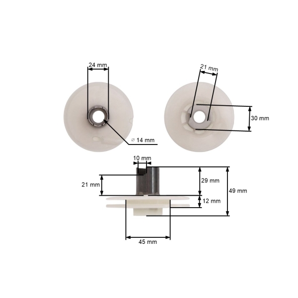 Seilrolle für Husqvarna 394XP 395XP Kettensägen (OEM 501896702)