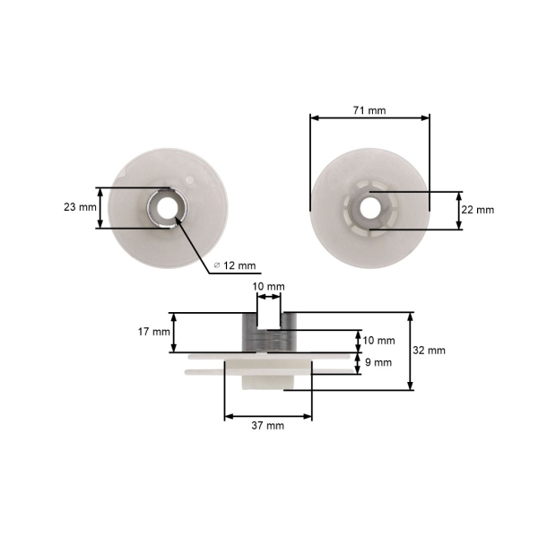 Seilrolle für Kettensägen Husqvarna 254 257 261 262XP (OEM 503178902)
