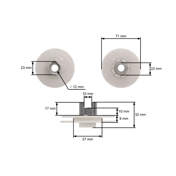 Seilrolle für Kettensägen Husqvarna 254 257 261 262XP (OEM 503178902)
