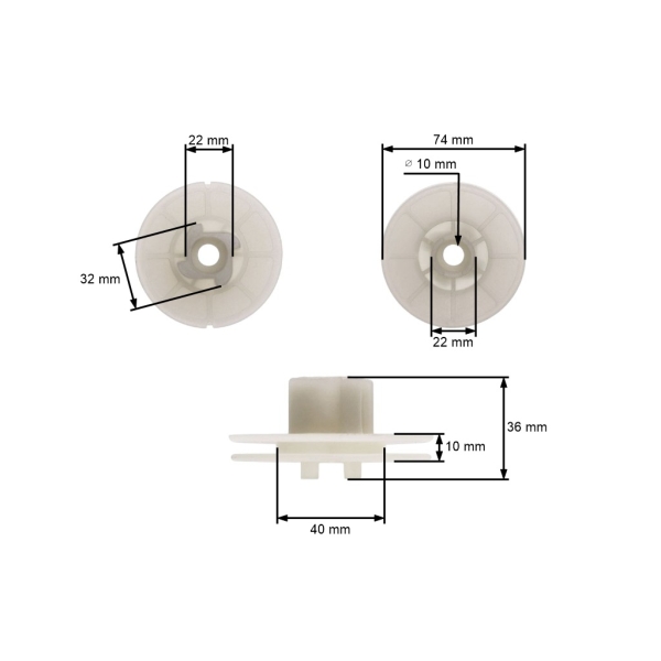 Seilrolle für Partner P340 P350 P360S Kettensägen