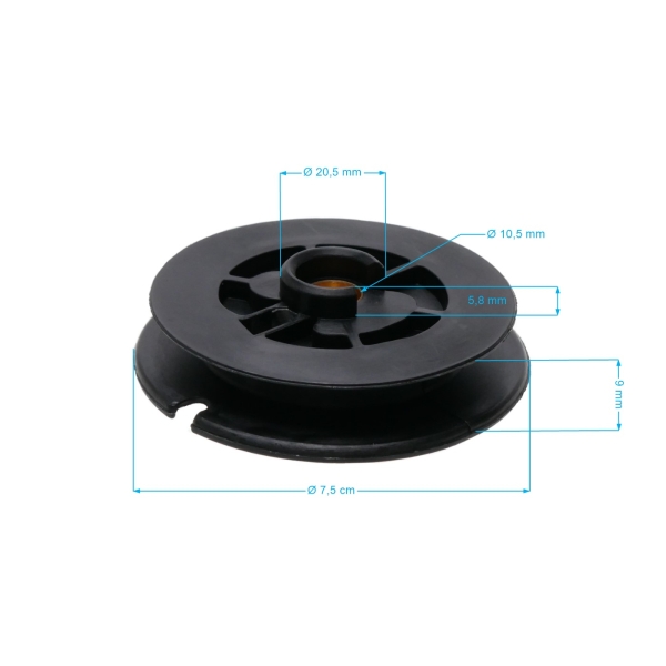 Seilrolle für Stihl TS400 Kettensägen (OEM 42231901000)