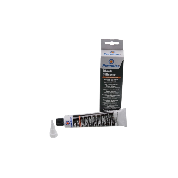 Silikondichtstoff PERMATEX RTV schwarz 80 ml bis + 260°C für Stihl 017 018 MS180 MS181 MS250 MS280 Husqvarna 136 137 141 435 Partner 351 371 391 420