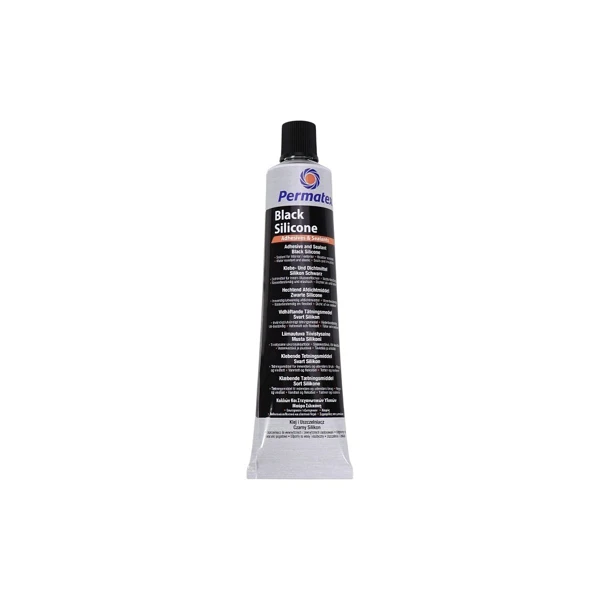 Silikondichtstoff PERMATEX RTV schwarz 80 ml bis + 260°C für Stihl 017 018 MS180 MS181 MS250 MS280 Husqvarna 136 137 141 435 Partner 351 371 391 420