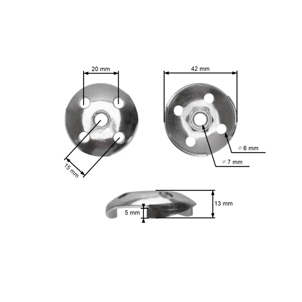 Starter-Gegenstück für chinesische Motorsensen und Hobbymarkt-Motorsensen mit Hubraum 26 ccm 32 ccm