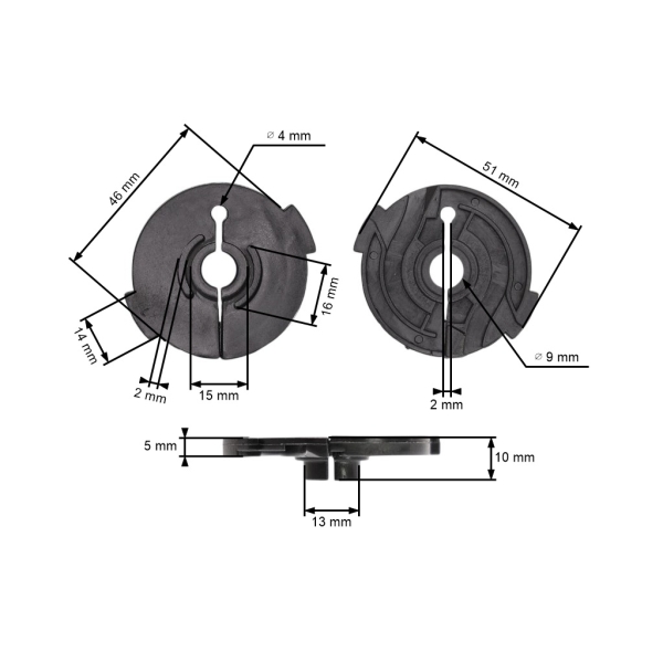 Starterführung für Briggs & Stratton Sprint Classic Quattro Motoren Leistung 3,0 PS - 6,0 PS (OEM 224204 692299)