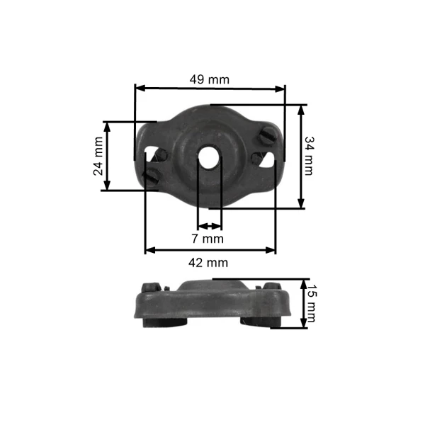 Startergegenstück für Freischneider Stihl FS38 FS40 FS45 FS55 FS56 FS50 FS50C KM55 KM55C KM55R KM55RC (OEM 41401902010)
