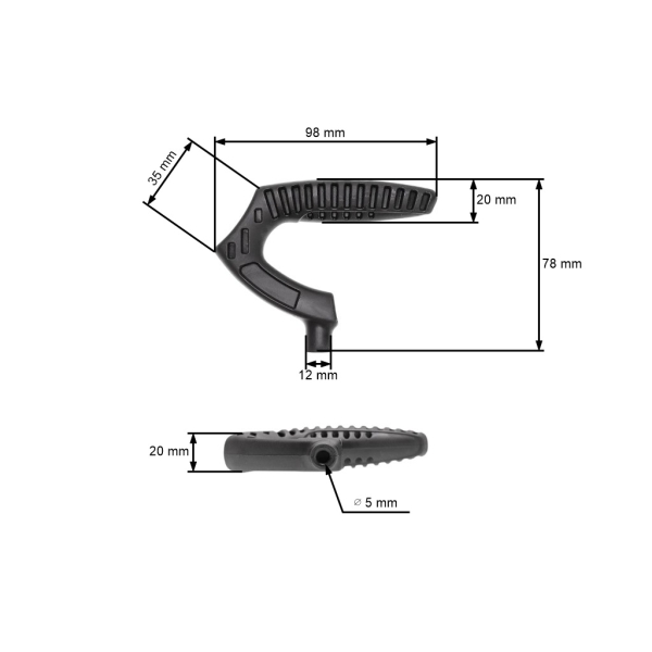 Startergriff für Briggs & Stratton Motoren (OEM 799716 795426)