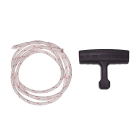 Startergriff mit 3,5 mm x 1,0 m Starterseil für Husqvarna Jonsered McCulloch Partner Motorsensen (OEM 503543901)