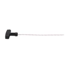 Startergriff mit 4,0 mm x 1,0 m Starterseil für Freischneider Husqvarna Jonsered McCulloch Partner (OEM 503543900)