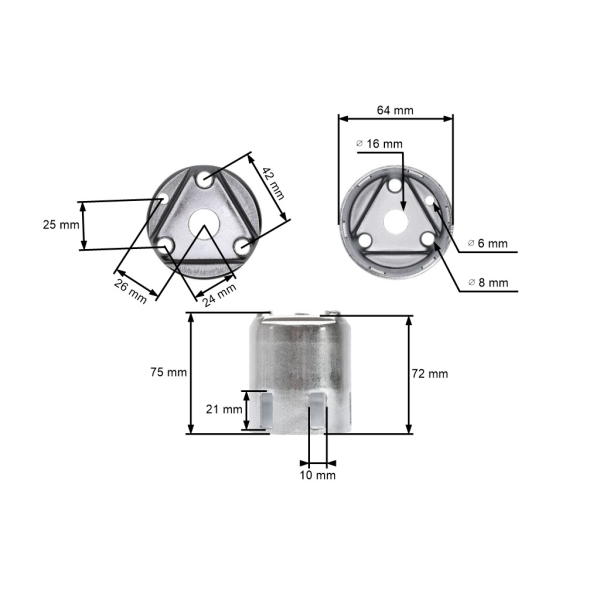 Starterplatte für Honda GX340 GX390 Motoren Leistung 11,0 PS - 13,0 PS (OEM 28451ZE3W01 28450-ZE3-W11 28451-ZE3-W01)