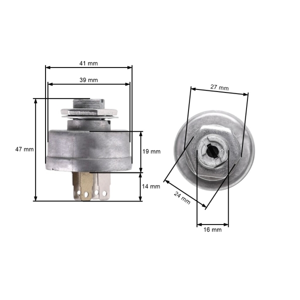 Startschalter kit für Gartentraktoren Husqvarna Partner Stiga John Deere Honda Toro AL-KO Cub Cadet Jonsered Murray (OEM 532158913 92318 825129 83-002)