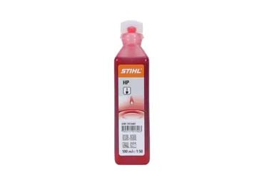 Stihl HP 2T Öl 0,1 L rot für Kettensägen Freischneider und andere Gartengeräte (OEM 7813198401)