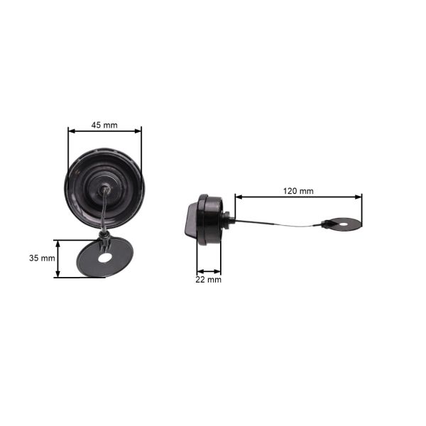 Tankdeckel für Stihl FS55 FS85 FS88 FS120 FS200 FS300 FS350 FS400 FS450 Freischneider (OEM 41281829500)