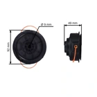 Trimmerkopf für Freischneider Homelite Ryobi MTD Gewinde M6x1.0 M8x1,25 M8x1.0 (OEM DA03001 DA03001A UP06761)