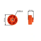 Trimmerkopf für Freischneider Homelite Ryobi MTD Gewinde M6x1.0 M8x1,25 M8x1.0 (OEM DA03001 DA03001A UP06761)