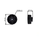 Trimmerkopf für Freischneider Homelite Ryobi MTD Gewinde M6x1.0 M8x1,25 M8x1.0 (OEM DA03001 DA03001A UP06761)