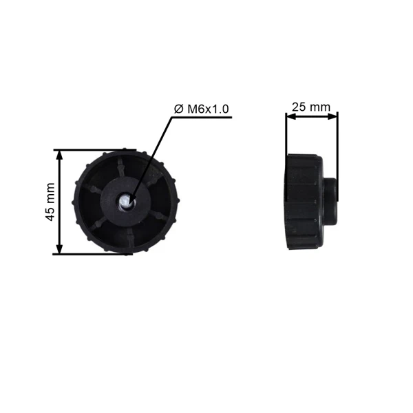 Trimmerkopf für Freischneider Homelite Ryobi MTD Gewinde M6x1.0 M8x1,25 M8x1.0 (OEM DA03001 DA03001A UP06761)