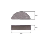 Universal Stahl keil für Messerhalter für Rasenmäher und Gartentraktoren 15 mm x 4,0 mm x 6,0 mm