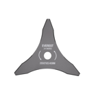 Universal Stahlmesser mit 3 Zähnen 255 mm x 3,0 mm für Freischneider und Motortrimmer
