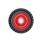 Universal Stahlrad mit Kugellager für Gartenmäher Durchmesser 150 mm Gummibereifung