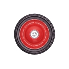 Universal Stahlrad mit Kugellager für Gartenmäher Durchmesser 175 mm Gummireifen