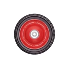 Universal Stahlrad mit Kugellager für Gartenmäher Durchmesser 175 mm Gummireifen