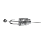 Universalkabel aus Edelstahl mit Federlänge 2500 mm
