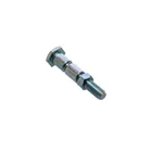 Universalschraube mit Gehäuse für Rasenmäher Räder Gesamtlänge 56 mm x Gewindedurchmesser 9,40 mm x Achsdurchmesser 12,60 mm