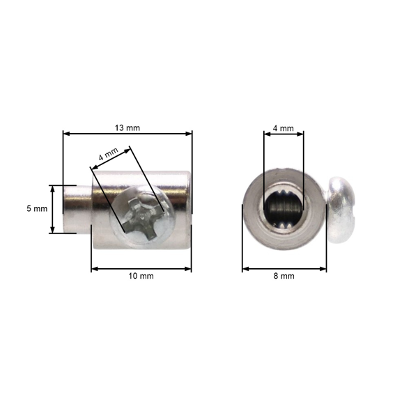 Universelle Kabelendlänge 13 mm