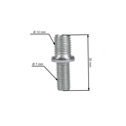 Universeller halbautomatischer Trimmerkopf für Motorsensen und Motortrimmer mit einem Außendurchmesser von 118 mm mit Adaptersatz