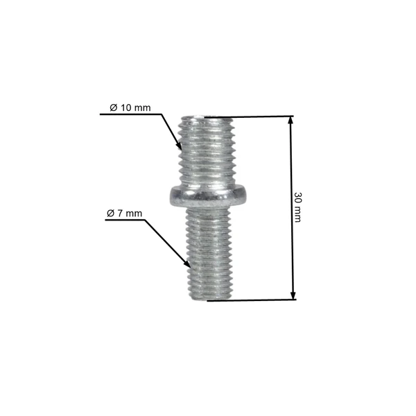 Universeller halbautomatischer Trimmerkopf für Motorsensen und Motortrimmer mit einem Außendurchmesser von 118 mm mit Adaptersatz