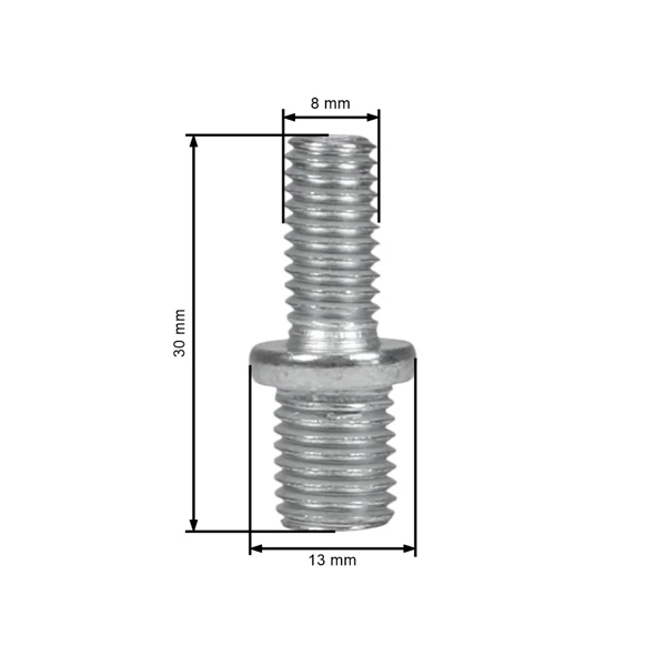 Universeller halbautomatischer Trimmerkopf für Motorsensen und Motortrimmer mit einem Außendurchmesser von 130 mm mit Adaptersatz