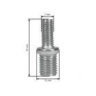 Universeller halbautomatischer Trimmerkopf für Motorsensen und Motortrimmer mit einem Außendurchmesser von 130 mm mit Adaptersatz