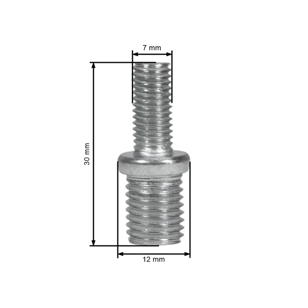 Universeller halbautomatischer Trimmerkopf für Motorsensen und Motortrimmer mit einem Außendurchmesser von 130 mm mit Adaptersatz