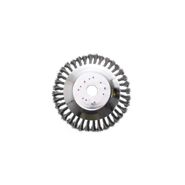 Unkrautbürste aus Stahl 20 cm x 25,4 mm für Freischneider und Trimmer