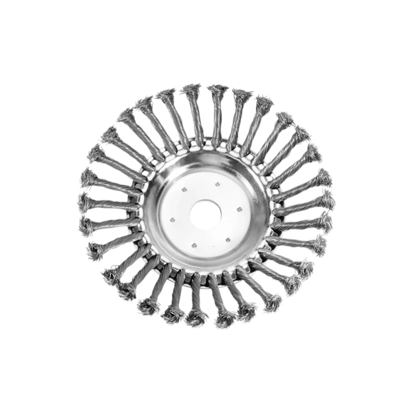 Unkrautbürste aus Stahl 20 cm x 25,4 mm für Freischneider und Trimmer