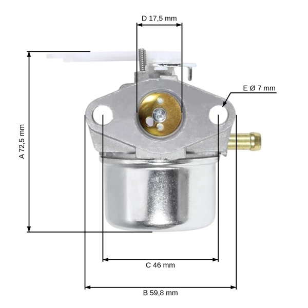 Vergaser für Briggs & Stratton-Motoren (OEM 694203 690152 121612 122602)