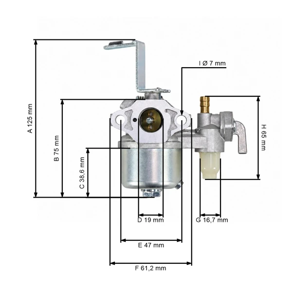 Vergaser für Briggs & Stratton Motoren (OEM 796447 122332 122336 122337 122352)