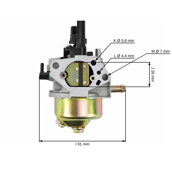 Vergaser für Briggs & Stratton Motoren (OEM 799802)