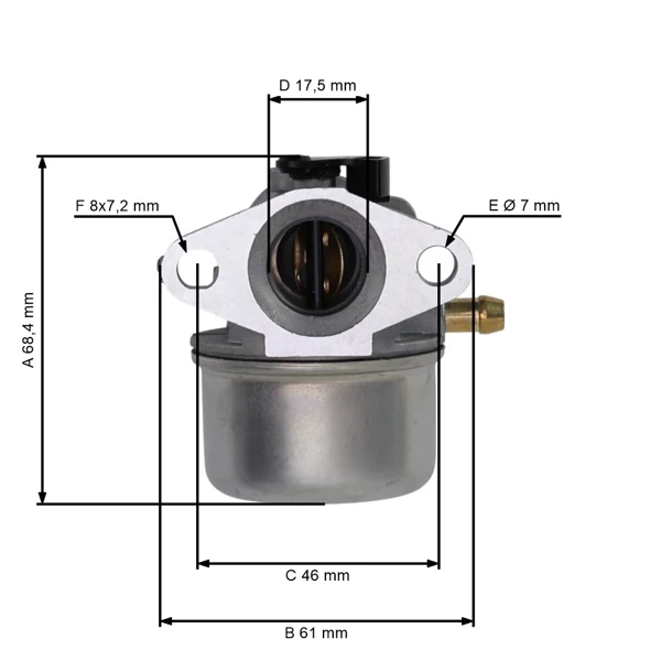 Vergaser für Briggs & Stratton Motoren (OEM 799868 14111 497586 498170 498254 497314 497347 694202 693909 692648 799872 790821 498255)