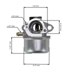 Vergaser für Briggs & Stratton Motoren (OEM 799868 14111 497586 498170 498254 497314 497347 694202 693909 692648 799872 790821 498255)