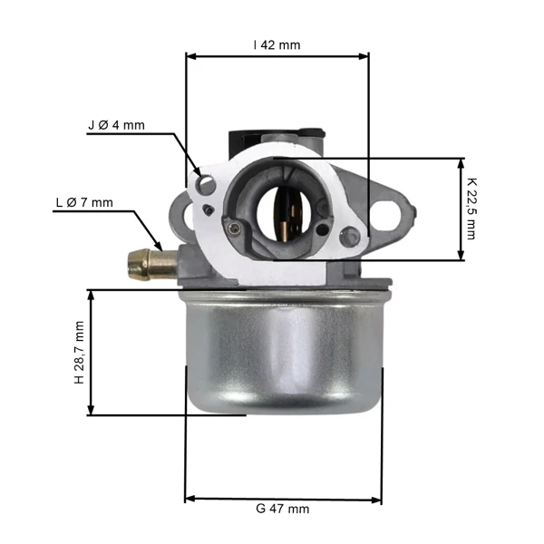 Vergaser für Briggs & Stratton Motoren (OEM 799868 14111 497586 498170 498254 497314 497347 694202 693909 692648 799872 790821 498255)