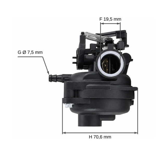 Vergaser für Briggs & Stratton Series 550EX 625EX 675EX 725 Motoren (OEM 799584)