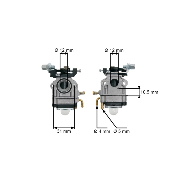 Vergaser für Freischneider Echo SHC-260 SHC-261 Shindaiwa T242X Zenoah G23LH AL-KO Alko Hecht Chinesische Marken und Freischneider aus dem Hobbymarkt (OEM A021000460)