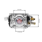 Vergaser für Freischneider Echo SRM2601 SRM2400 SRM2610 PE2601 AL-KO Alko Hecht Chinesische Marken und Freischneider aus dem Hobbymarkt (OEM 12300057731)