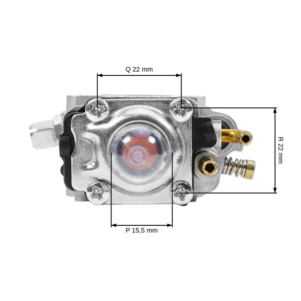 Vergaser für Freischneider Echo SRM2601 SRM2400 SRM2610 PE2601 AL-KO Alko Hecht Chinesische Marken und Freischneider aus dem Hobbymarkt (OEM 12300057731)