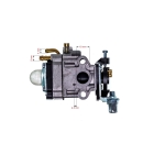 Vergaser für Freischneider Echo SRM2601 SRM2400 SRM2610 PE2601 AL-KO Alko Hecht Chinesische Marken und Freischneider aus dem Hobbymarkt (OEM 12300057731)
